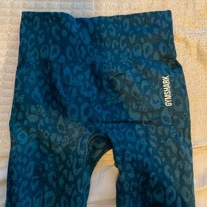 Gymshark Adapt Blue leopard leggings